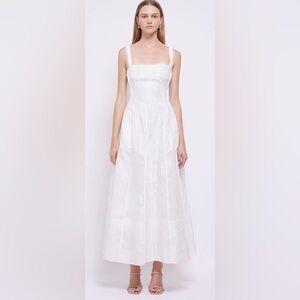 Simkhai Mayra Sl Bustier Midi Dress